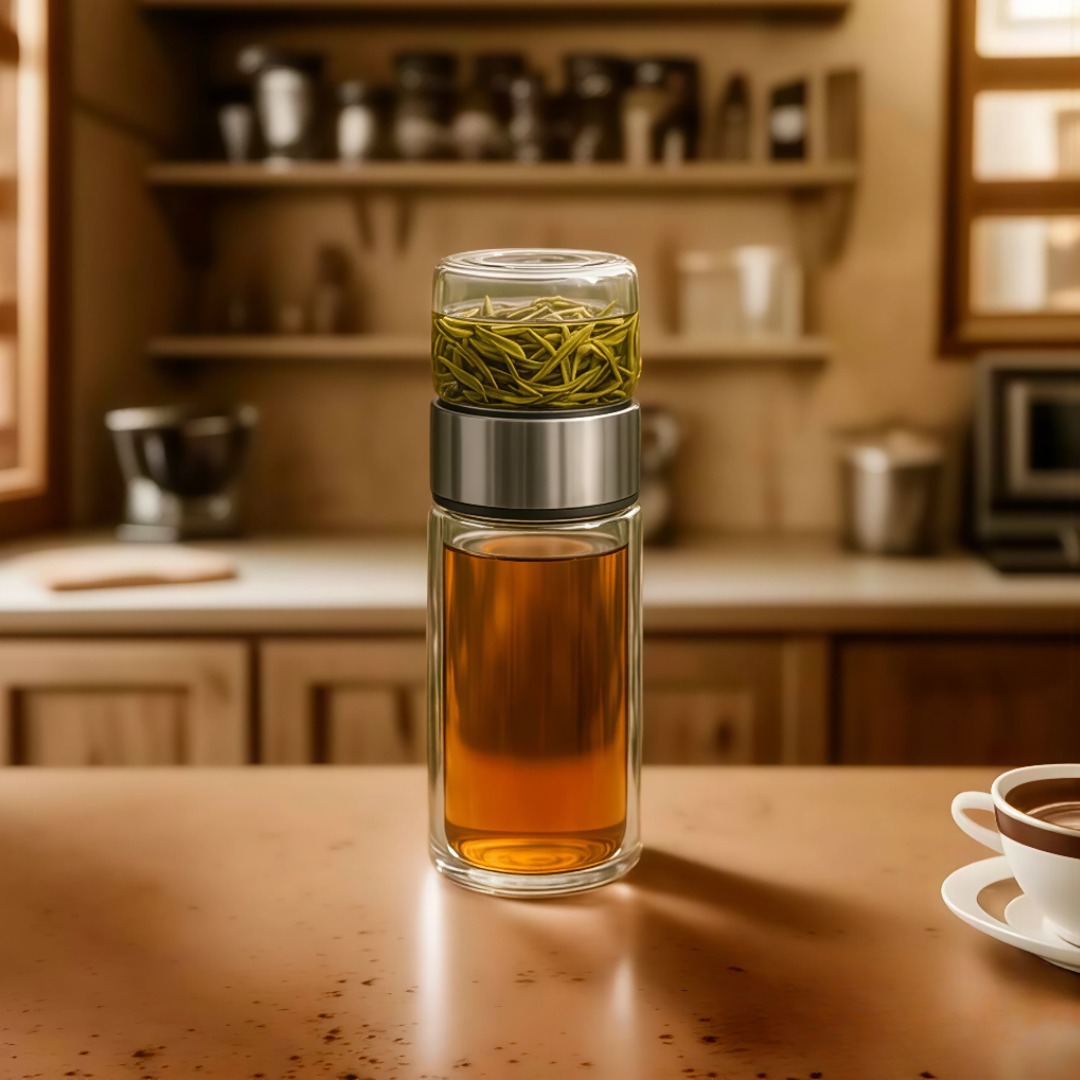 Bouteille Infuseur à thé avec filtre 420 ml