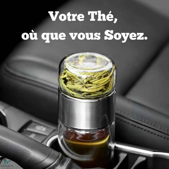 Bouteille Infuseur à thé avec filtre 420 ml