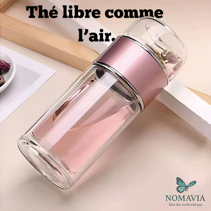 Bouteille Infuseur à thé avec filtre 420 ml