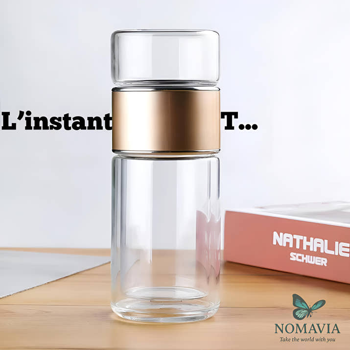 Bouteille Infuseur à thé avec filtre 420 ml