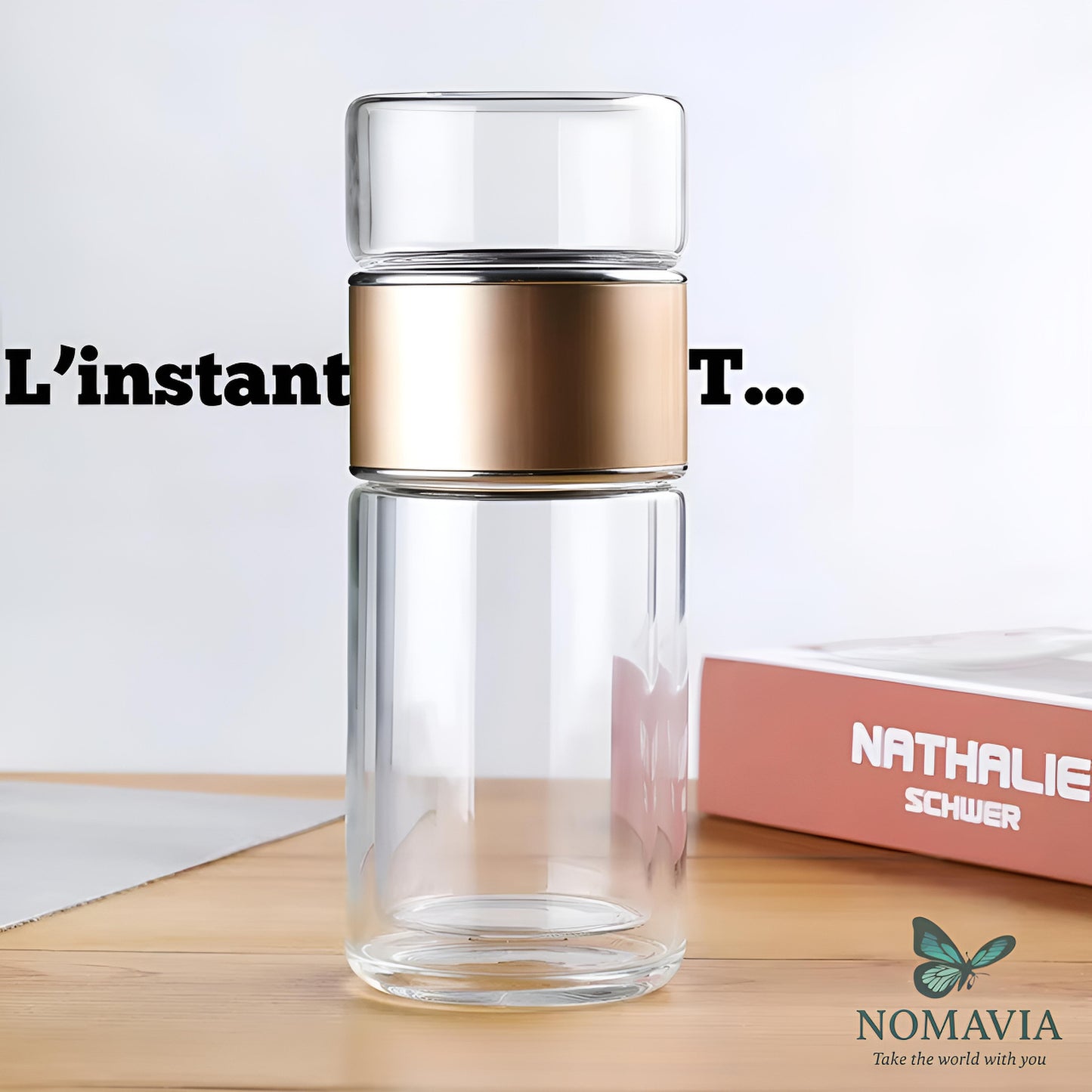 Bouteille Infuseur à thé avec filtre 420 ml