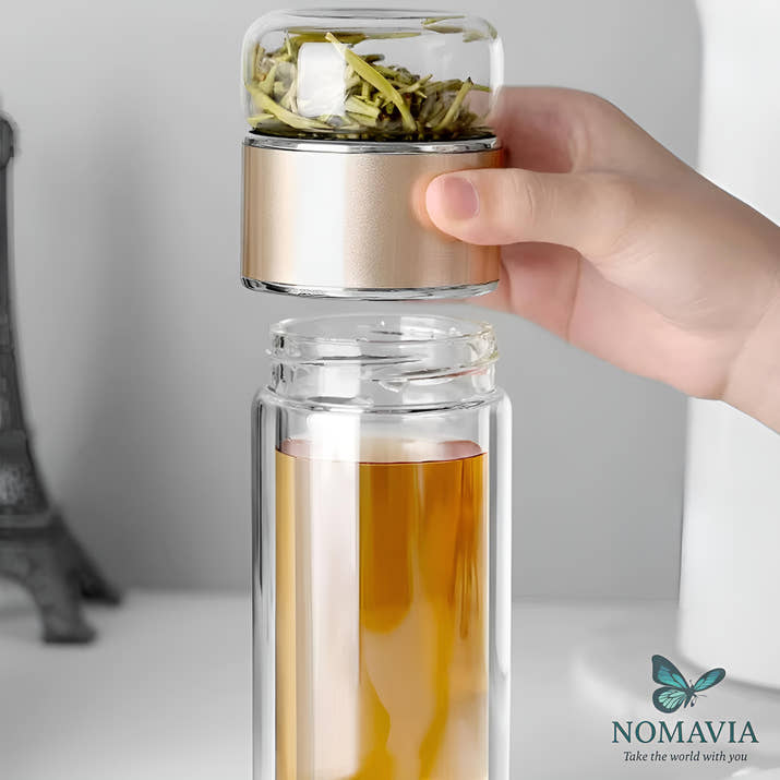 Bouteille Infuseur à thé avec filtre 420 ml