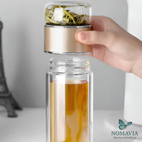 Bouteille Infuseur à thé avec filtre 420 ml