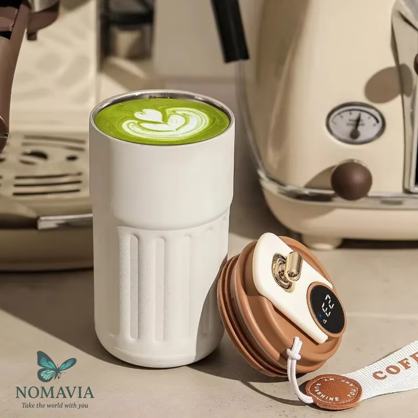 Mug intelligent avec affichage digital de la température 450 ml