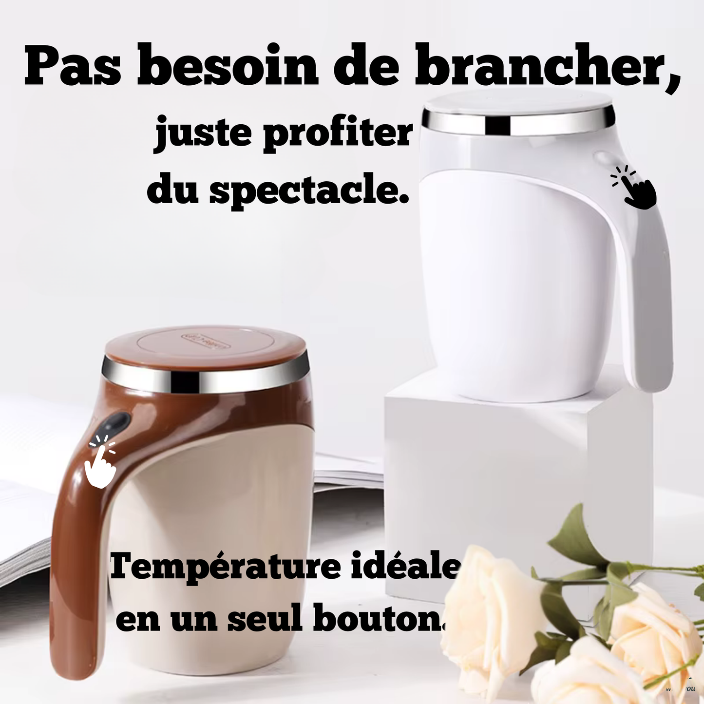Tasse mélangeuse magnétique