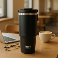 Gourde isotherme avec paille rabattable Tyeso