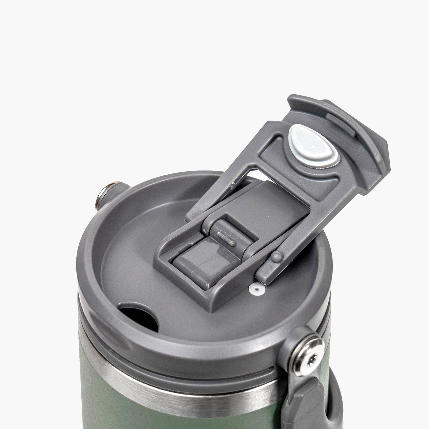 Gourde isotherme avec paille rabattable Tyeso