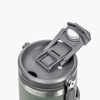 Gourde isotherme avec paille rabattable Tyeso