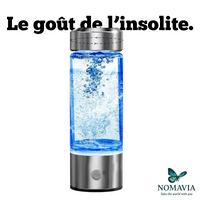 Bouteille avec générateur d'eau riche en hydrogène