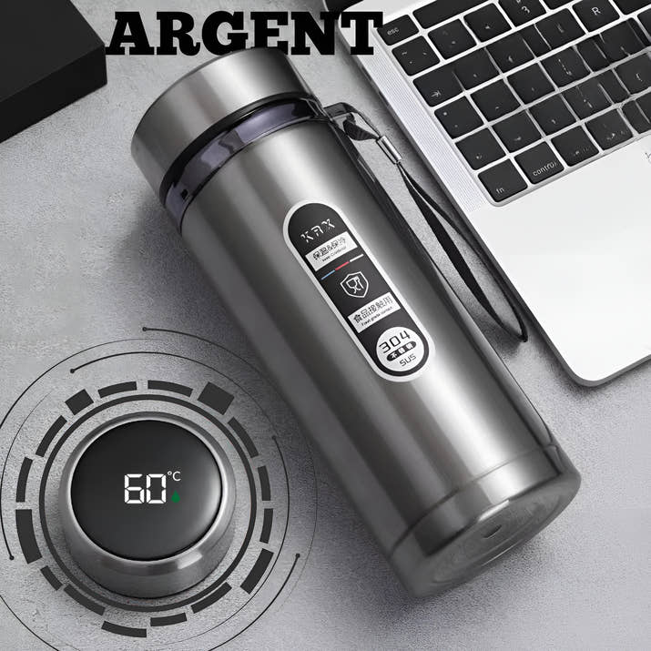 Bouteille Thermos avec affichage LED de la température